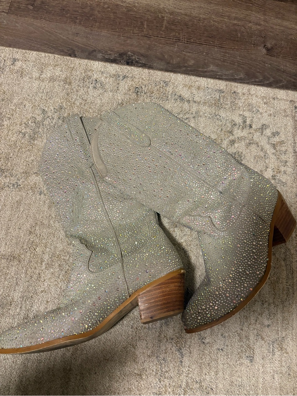 Bedazzled cowboy boots